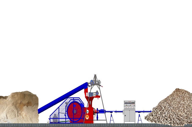 90 Briquettes Machine
